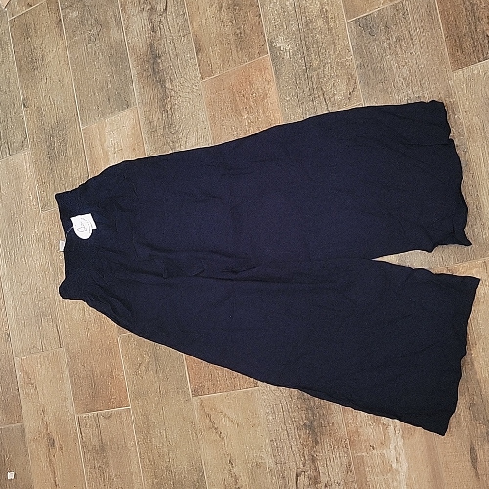 Womens Patrons of Peace Small Navy Wide Leg Parts NWT - Picture 3 of 8